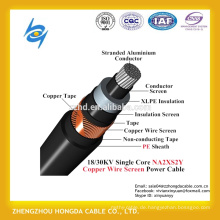 6 / 10kv Single-Core-Aluminium-Leiter Aluminium gegurtete Armored Power Cable Armor Aluminium-Stromkabel